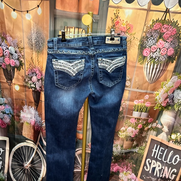 Grace  in LA Women's Dark Blue Boot cut Jeans - Picture 2 of 3